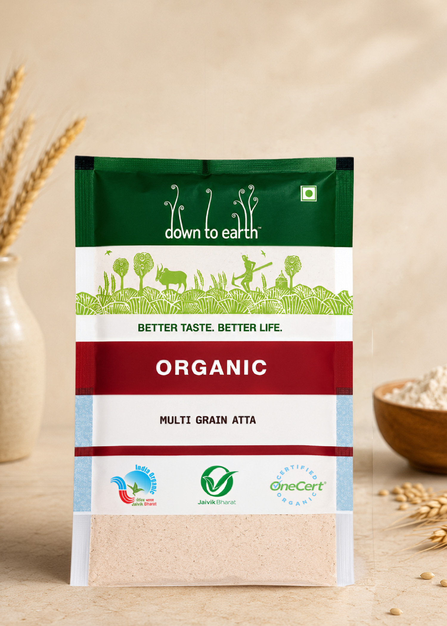 Organic Multigrain Atta